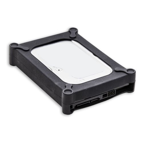 3.5&#034; sata/ide hd soft gel protector cover, protective soft silicone skin, black for sale