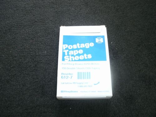 Pitney Bowes Postage Tape Sheets for B700 meters 150 Double sheets (300 tapes)