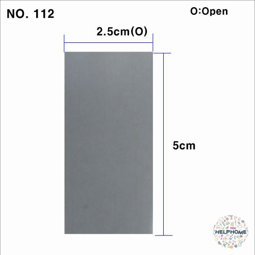 100 Pcs Transparent Shrink Film Wrap Heat Seal Packing 2.5cm(O) X 5cm NO.112