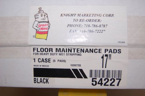 Floor Polishing Pads - Black 17&#034;