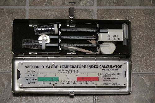 Military Wet Bulb Glove Temperature Index Calculator - Used
