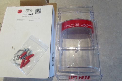 Sti stopper ii sti-1200 fire alarm pull station cover without horn - free ship for sale