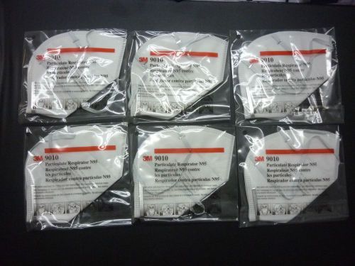 (6 Pieces) 3M 9010 Particulate Respirator N95 Standard  US$1.99