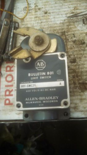 Allen-Bradley Bulletin 801 Limit Switch 801-CMC21 - NEW/Old Stock!