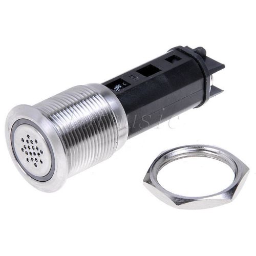 100pcs led 19mm 24v metal buzzer with red for sale