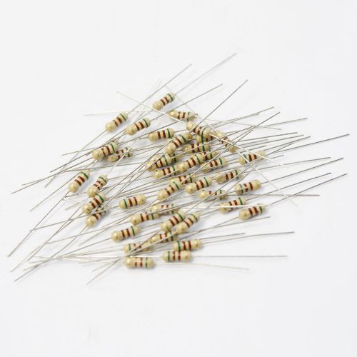 NEW High quality 50Pcs 510 1/4 W 12V Capacitor Resistors with Solid Copper Leads