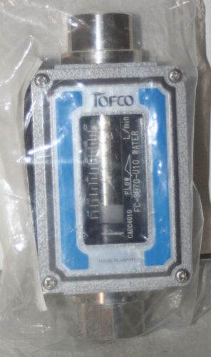 TOFCO Water L/min Flow Meter  FC-SD70-U10  CABC4010  NEW