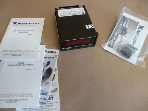 Newport electronics 4 1/2 digit ac avg / true rms voltmeter / ammeter 2003b-rms for sale
