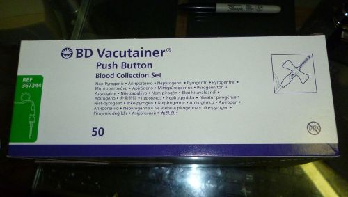 50 BD 21G Push Button Vacutainer Blood Collection Kits