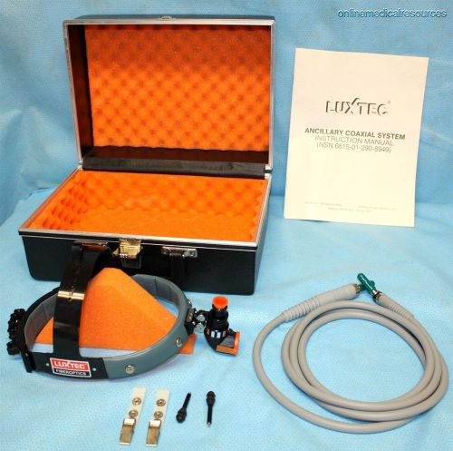 Luxtec minilux fiberoptic surgical headlight light cable acmi port nos for sale