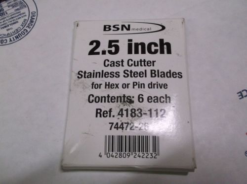 BSN  2.5&#034; Cast Cutter Saw Blade Stainless Steel Hex Or Pin Drive USA Quanity 6