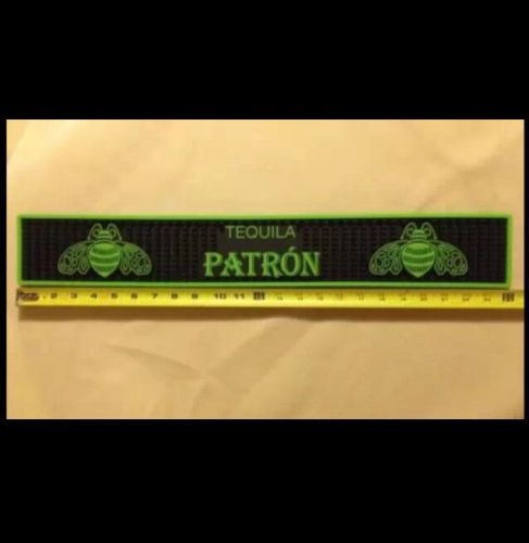 A Tequila Patron Lime Neon Rubber Durable Grip For Shot Glasses New Bar Mat Deco