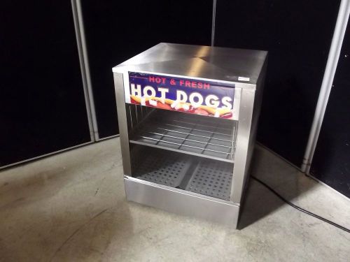 APW WYOTT Foodservice Hot Dog Steamer Bun Warmer Commercial DS-1A NICE! AH98