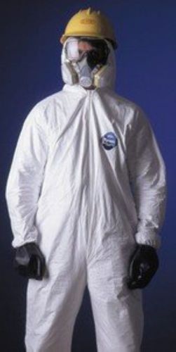 Dupont TYVEK TY127 White Zipper Front Disposable Work Coveralls 3X QTY 25