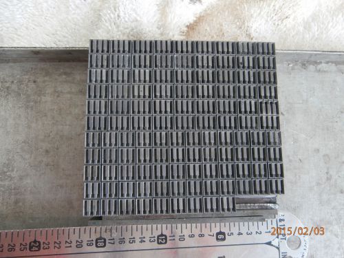 OVER 100 PIECES LETTERPRESS PRINTING BLOCKS BORDERS ,PIANO KEY STYLE VINTAGE