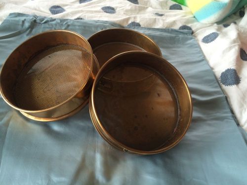 Lot of 3 usa standard testing sieves for sale
