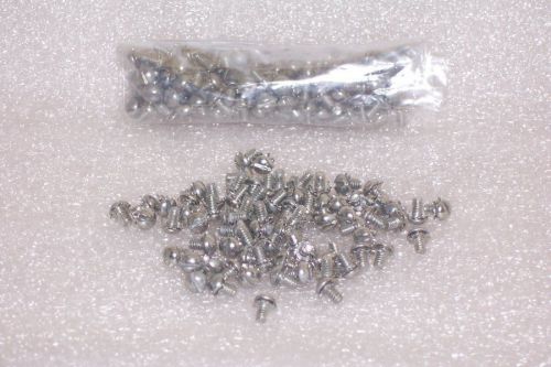 300pcs #4-40 x 5/32&#034; round head slotted machine screw with star lock washer for sale
