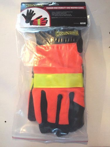 High visibility cold weather gloves by occunomix super! for sale