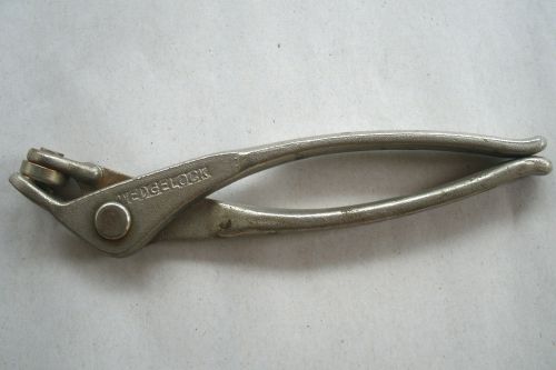 VINTAGE WEDGELOCK &#034;CLECO&#034; AIRCRAFT AVIATION PLIERS FASTENER TOOL