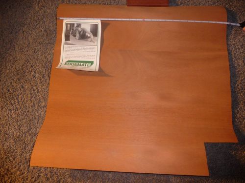 Edgemate mahogany wood veneer sheet, 23 inches by 23 inches, excellent condition