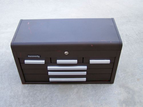 Older kennedy mdl.266b mechanics/machinist 6 drawer toolbox/chest for sale