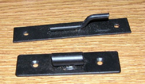 BLACK IRON LIFT OFF HINGE  PAIR - TWO OF PICTURED ITEMS
