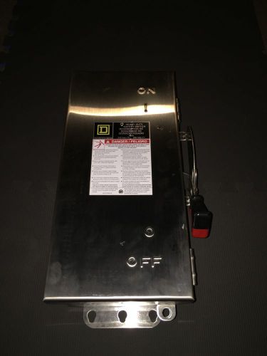 Square d h221ds heavy duty safety switch, brand new for sale
