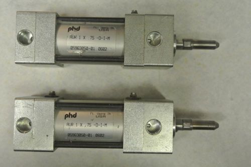 *Lof of 2* PHD Air Cylinder PN# AUR 1 x .75 -D-I-M  05963050-01