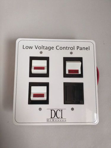 DCI Dental Mechanical Room Low Voltage Control Panel, Triple Switch NEW