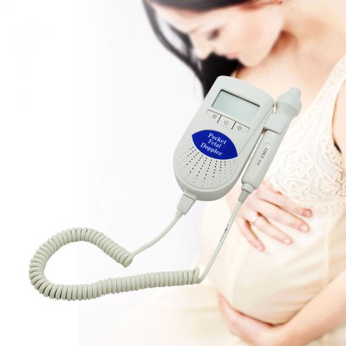 8MHZ  GOOD Fetal heart doppler Backlight LCD fetal sound baby  CE FDA
