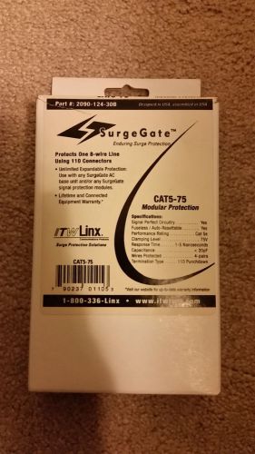 ITW LINX SurgeGate CAT5-75 Modular Protection 2090-124-30B