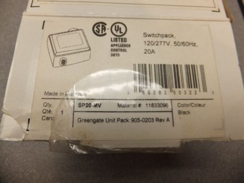 Cooper Greengate SP20-MV Motion Sensor Switchpack 120/277V 20A
