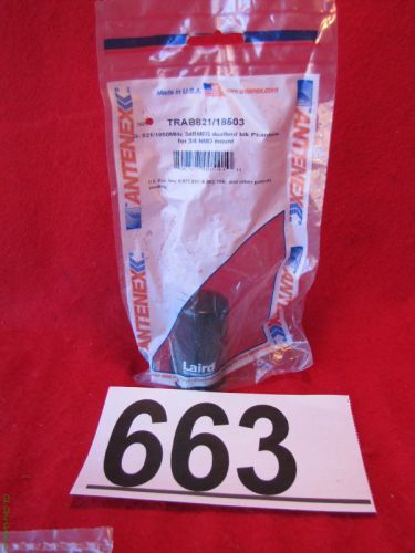 New ~ laird / antenex trab821/18503 dual band low profile antenna ~ black ~ #663 for sale