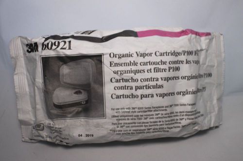 3m 60921 p100/organic vapor cartridge/filter - new for sale