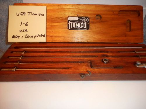 Machinists 2/22 USA  Wowee Tumico 1.5- 8&#034; inside micrometer kit in Box