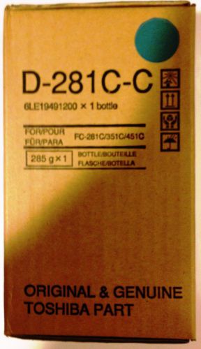 Toshiba D-281C-C Cyan Developer 6LE19491200