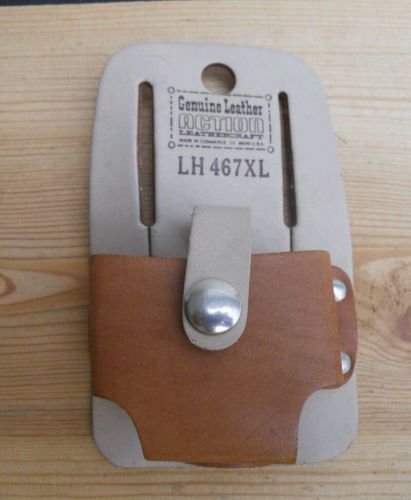 LEATHER, BELT LOOP, TAPE MEASURE POUCH, VERY GOOD COND.