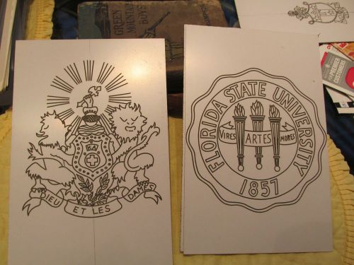 Engraving Templates College Fraternity Kappa Alpha &amp; Florida State U. Crests