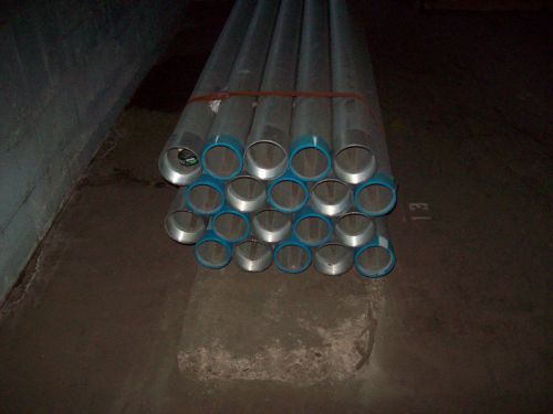 New lot of 20 rigid galvinized conduit 10&#039; long 4&#034; diameter fitty for sale