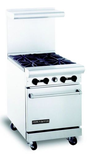 American range ar12g-2b nat gas range 12&#034; griddle 2 burners 1 oven for sale