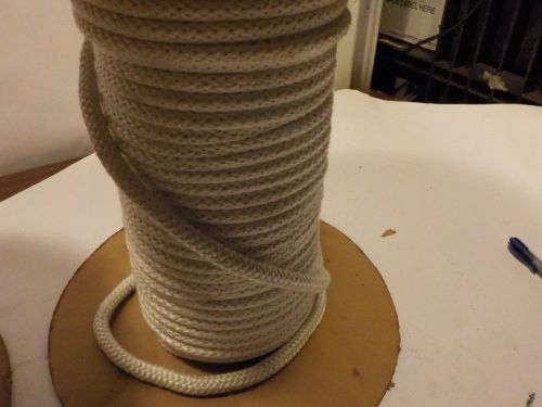 High temp heat resistant fiberglass braided square rope 3/8&#034; 100&#039; plus roll for sale