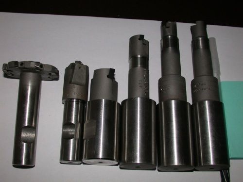 Six(6) pcs ctt  indexable end/side mill with new inserts for sale