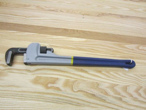 BRASSCRAFT 24&#034; ALUMINUM PIPE WRENCH WITH 3&#034; JAW CAPACITY