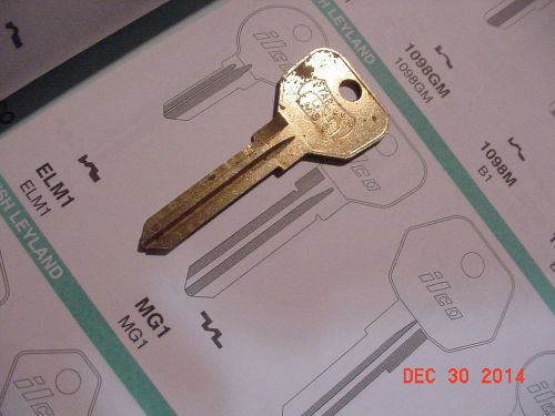 KEY BLANK LOCKSMITH NOS Star Brand MG1 British Leyland Jaguar Vauxhall