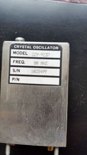 CRYSTAL OSCILLATOR 229-9237 FREQ.80 MHz