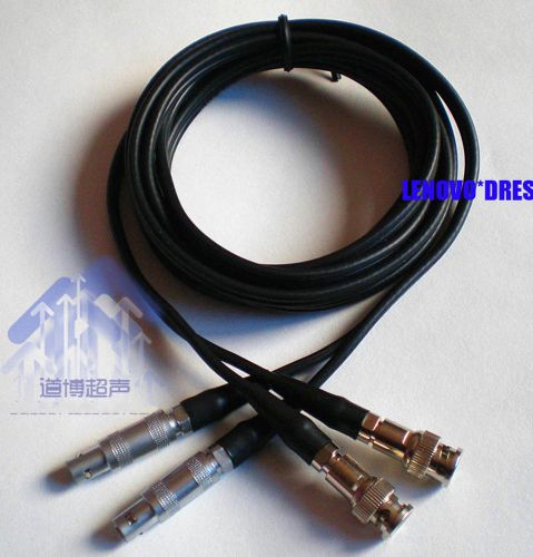 2Q9-2C5/BNC-Lemo 00 Cable for all Ultrasonic Flaw Detector Equipment #Vi6C