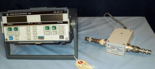 Rohde &amp; schwarz  power reflection meter p/n 392.4017.04 &amp; nap-z3 power head for sale