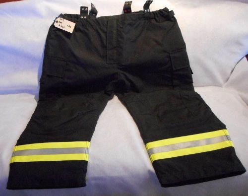 Bristol Safety Structural Fire Fighting Black Apparel Pants 54S  6/13