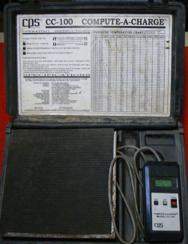 Cps cc100 compute-a-charge high capacity refrigerant charging scale for sale