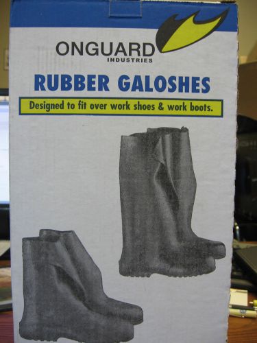 ONGUARD INDUSTRIES 4&#034; RUBBER GALOSHES, 13000HS *NEW* Size MD